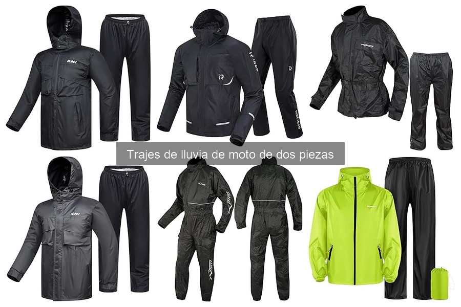 Ventajas y desventajas de trajes de lluvia de moto de dos piezas