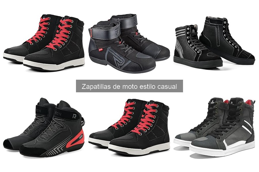 Zapatillas de moto estilo casual: ¿Son seguras?
